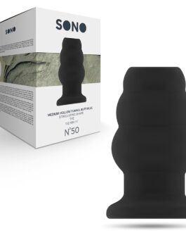 PLUG ANAL MEDIUM HOLLOW TUNNEL SONO Nº50 PRETO