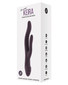 VIBRADOR RECARREGÁVEL KEIRA JIL ROXO