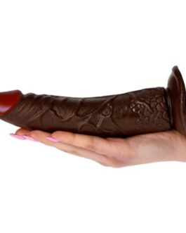 DILDO REALÍSTICO REAL RAPTURE EARTH FLAVOUR 7” NEGRO