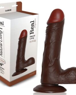 DILDO REALÍSTICO REAL RAPTURE FIRE PASSION 8” NEGRO