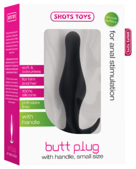 PLUG ANAL BUTT PLUG COM PEGA PRETO PEQUENO