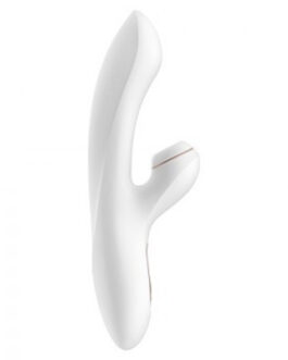 ESTIMULADOR DE CLÍTORIS RECARREGÁVEL SATISFYER PRO G-SPOT RABBIT