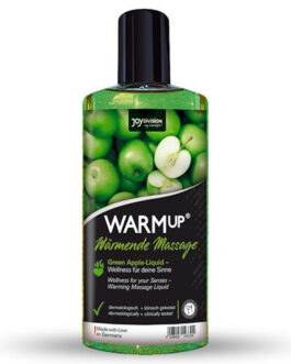 ÓLEO DE MASSAGEM COMESTÍVEL WARMUP MACÃ VERDE 150ML