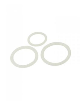 CONJUNTO DE 3 ANÉIS PARA O PÉNIS SILICONE COCK RINGS TIMELESS TRANSPARENTE