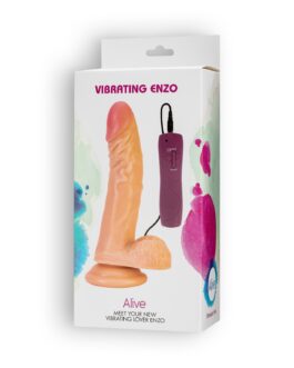 VIBRADOR REALISTA ALIVE ENZO