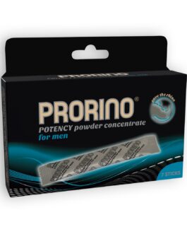 SAQUETAS ESTIMULANTES PRORINO POTENCY POWDER CONCENTRATE PARA HOMEM 7 SAQUETAS