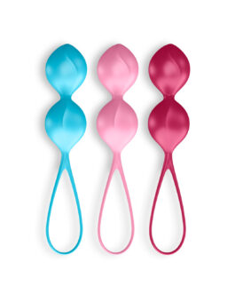 CONJUNTO DE 3 BOLAS BEN-WA V BALLS SATISFYER COLORIDAS