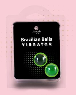 BOLAS LUBRIFICANTES BRAZILIAN BALLS SHOCK EFEITO VIBRADOR 2 x 4GR