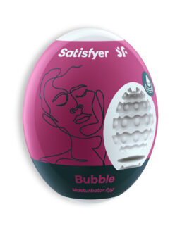 MASTURBADOR MASTURBATOR EGG BUBBLE SATISFYER