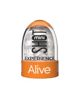 MASTURBADOR MINI SHOT EXPERIENCE ALIVE TRANSPARENTE