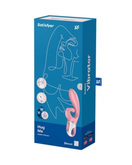 VIBRADOR HUG ME COM APP SATISFYER ROSA