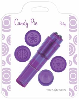 VIBRADOR CANDY PIE PULSY ROXO