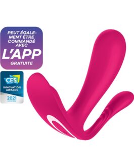 ESTIMULADOR DO PONTO-G E ANAL TOP SECRET + COM APP SATISFYER ROSA