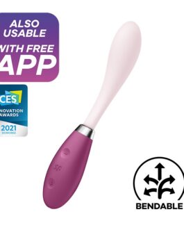 VIBRADOR G-SPOT FLEX 3 SATISFYER BORDÔ