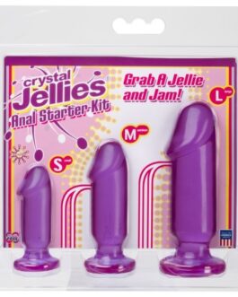 KIT DE PLUGS ANAIS ANAL STARTER KIT ROXO