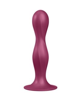 DILDO CINÉTICO DOUBLE BALL-R  WEIGHTED DILDO VERMELHO SATISFYER