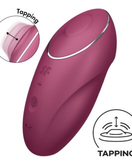 ESTIMULADOR TAP & CLIMAX 1 VERMELHO SATISFYER