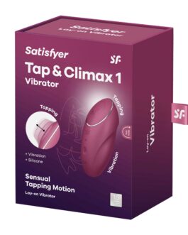 ESTIMULADOR TAP & CLIMAX 1 VERMELHO SATISFYER