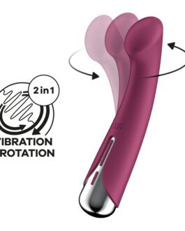 VIBRADOR SPINNING G-SPOT 1 VERMELHO SATISFYER