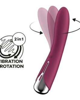 VIBRADOR SPINNING VIBE 1 VERMELHO SATISFYER