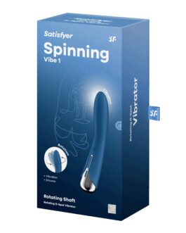 VIBRADOR SPINNING VIBE 1 AZUL SATISFYER