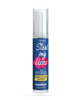 GEL LUBRIFICANTE STEAL MY KISSES COM SABOR A BEBIDA ENERGÉTICA CRUSHIOUS 10ML