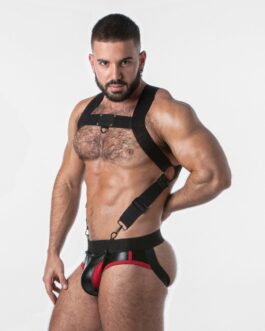 ARNÊS CORPORAL RUB IT LOCKER GEAR VERMELHO