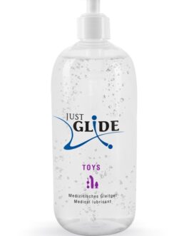 LUBRIFICANTE À BASE DE ÁGUA JUST GLIDE PARA BRINQUEDOS 500ML