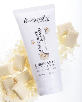 LUBRIFICANTE COM SABOR A CHOCOLATE BRANCO 80ML TENTACIÓN PLAY SEX