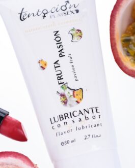 LUBRIFICANTE COM SABOR A MARACUJÁ 80ML TENTACIÓN PLAY SEX