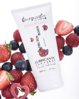 LUBRIFICANTE COM SABOR A FRUTOS VERMELHOS 80ML TENTACIÓN PLAY SEX