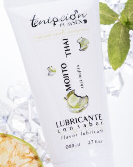 LUBRIFICANTE COM SABOR A MOJITO THAI 80ML TENTACIÓN PLAY SEX