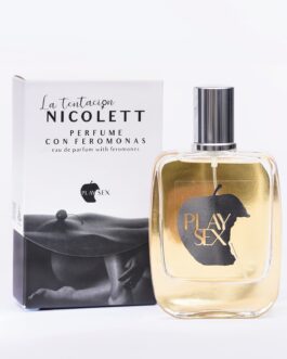 PERFUME COM FEROMONAS NICOLETT PARA ELA 50ML TENTACIÓN PLAY SEX