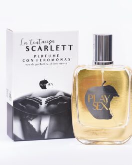 PERFUME COM FEROMONAS SCARLETT PARA ELA 50ML TENTACIÓN PLAY SEX