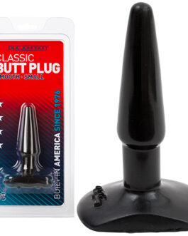 PLUG ANAL DOC JOHNSON CLASSIC BUTT PLUG PRETO SMALL