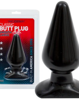 PLUG ANAL DOC JOHNSON CLASSIC BUTT PLUG PRETO LARGE