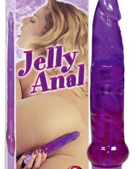 VIBRADOR JELLY ANAL ROXO