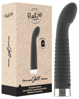 VIBRADOR REGARREGÁVEL RETRO JETT PRETO