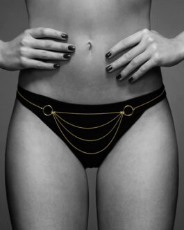 COLAR CORPORAL CULOTTE THE MAGNIFIQUE COLLECTION BIJOUX INDISCRETS DOURADO