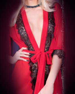 ROBE E TANGA CR-4113 VERMELHO