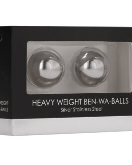 BOLAS VAGINAIS BEN WA BALLS HEAVY WEIGHT OUCH! PRATEADAS