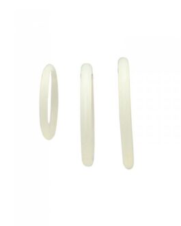 CONJUNTO DE 3 ANÉIS PARA O PÉNIS SILICONE COCK RINGS TIMELESS TRANSPARENTE