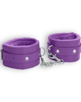 ALGEMAS OUCH! PLUSH LEATHER WRIST CUFFS ROXAS