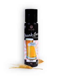 BÁLSAMO LUBRIFICANTE SABOR CERVEJA DRUNK IN LOVE SECRET PLAY 60ML