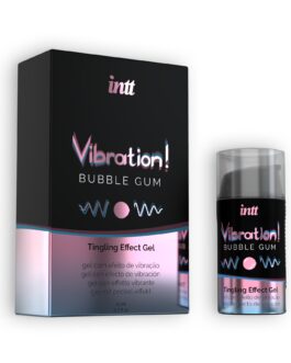 GEL COM VIBRAÇÃO VIBRATION PASTILHA ELÁSTICA INTT 15ML