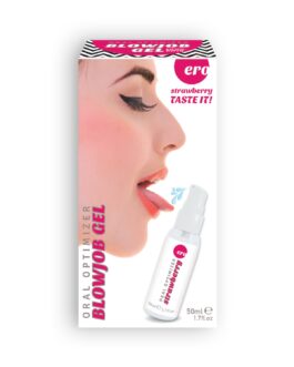 GEL INTÍMO ORAL OPTIMIZER BLOWJOB GEL SABOR MORANGO 50ML