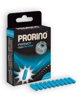 CÁPSULAS ESTIMULANTES PRORINO POTENCY CAPS PARA HOMEM 10 CÁPSULAS