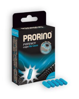 CÁPSULAS ESTIMULANTES PRORINO POTENCY CAPS PARA HOMEM 5 CÁPSULAS