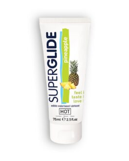 LUBRIFICANTE COMESTÍVEL HOT? SUPERGLIDE ANANÁS 75ML