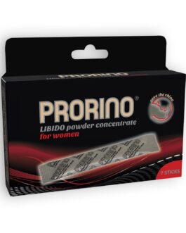 SAQUETAS ESTIMULANTES PRORINO LIBIDO POWDER CONCENTRATE PARA MULHERES 7 SAQUETAS